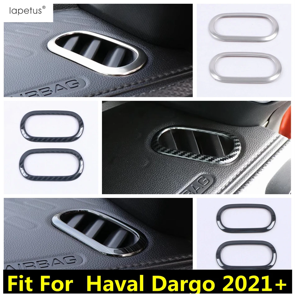 

Dashboard Air AC Conditioning Outlet Vent Sticker Ring Bezel Cover Trim Interior Accessories For Haval Dargo 2021 - 2025