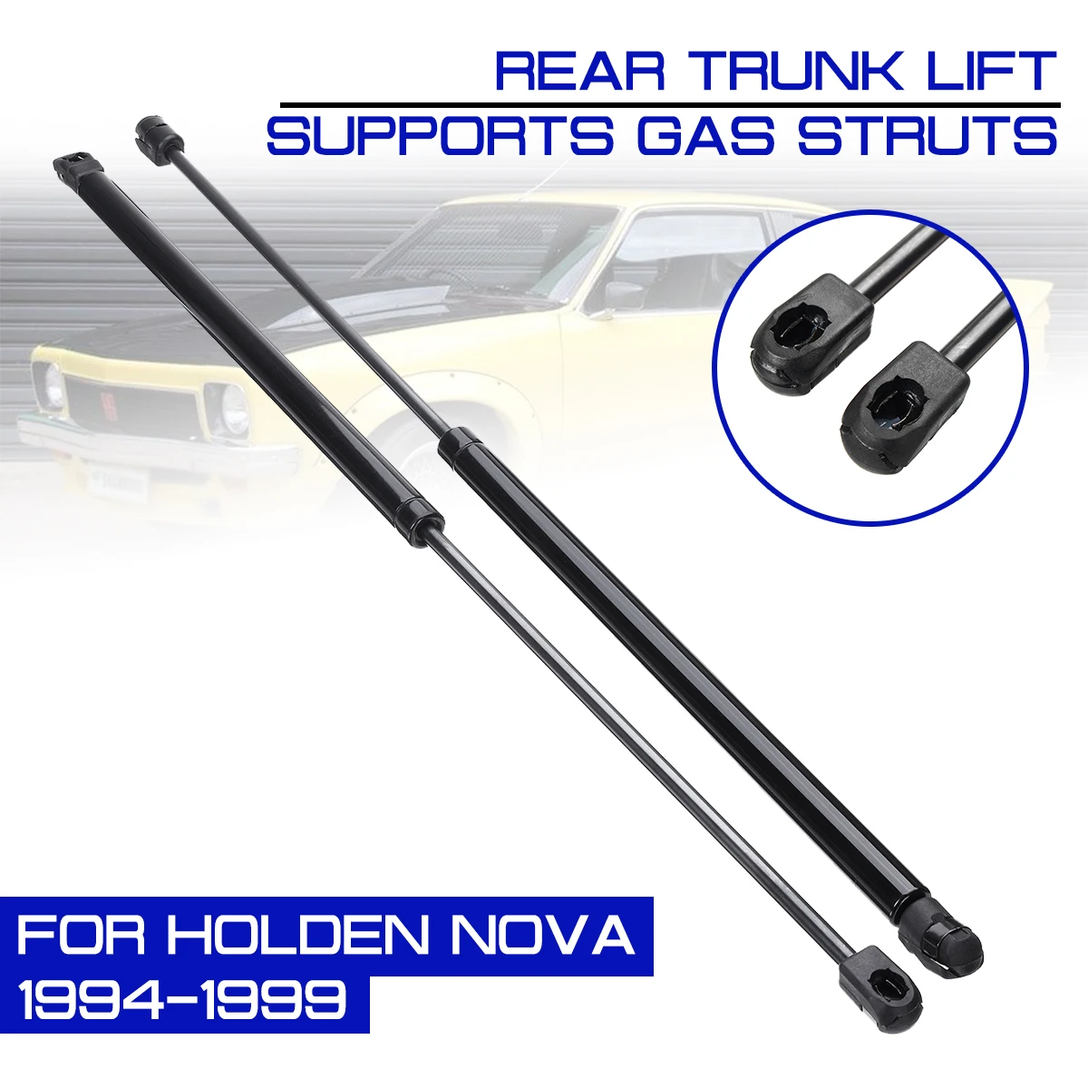650mm Car Rear Trunk Tailgate Gas Spring Shock Lift Struts For Holden Nova 1994-1999 Strut Support Rod Arm Bars Bracket
