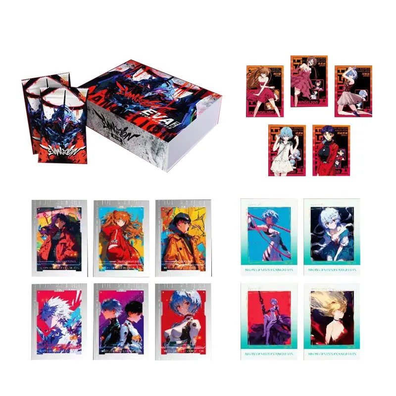 

Neon Genesis Evangelion Collection Card Main Character High-end Exquisite ACG Anime Board Game Playing Trading Cards