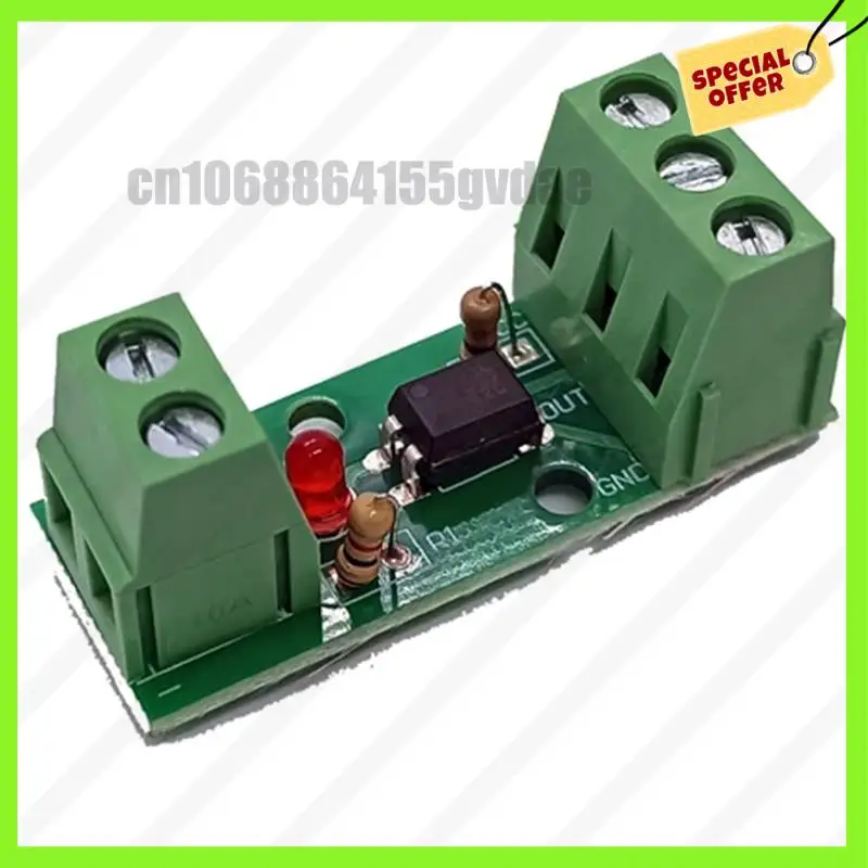 

-A61K 1-канальный модуль изоляции оптопары PC817 3 В-5 В фотоэлектрический изолятор, держатель рельса, плата двигателя привода ПЛК, 10 шт.