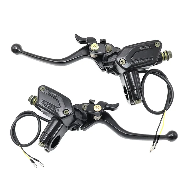 1szt ATV GY6 Motocyklowa lewa / prawa górna przednia / tylna pompa hamulcowa Hydrauliczna pompa sprzęgła z uchwytem Blokada parkowania dla 150cc 250cc