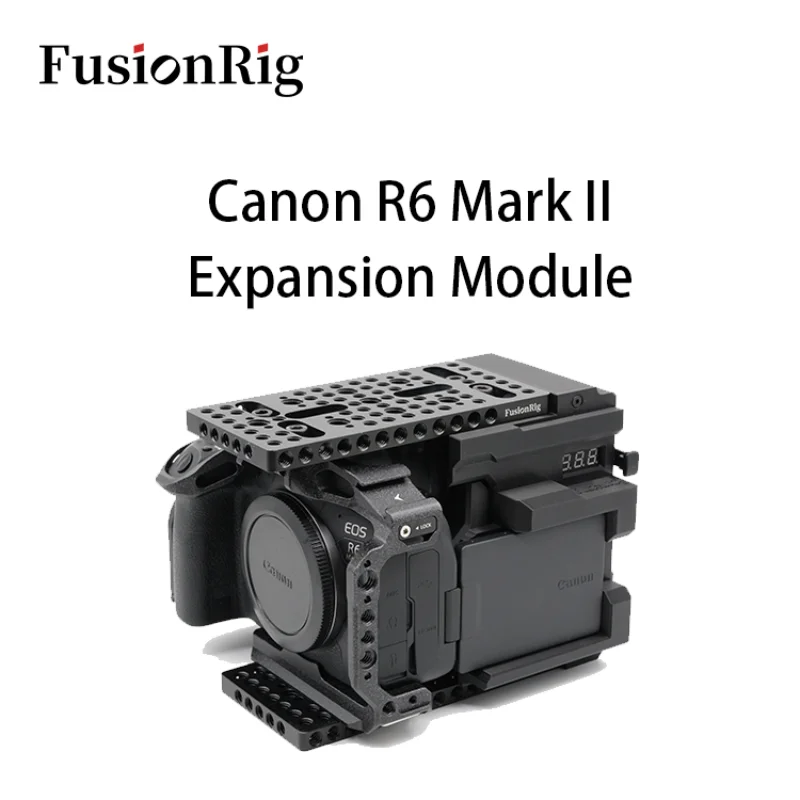 

FusionRig For Canon R6 Mark II Camera Cage Expansion Module cineback