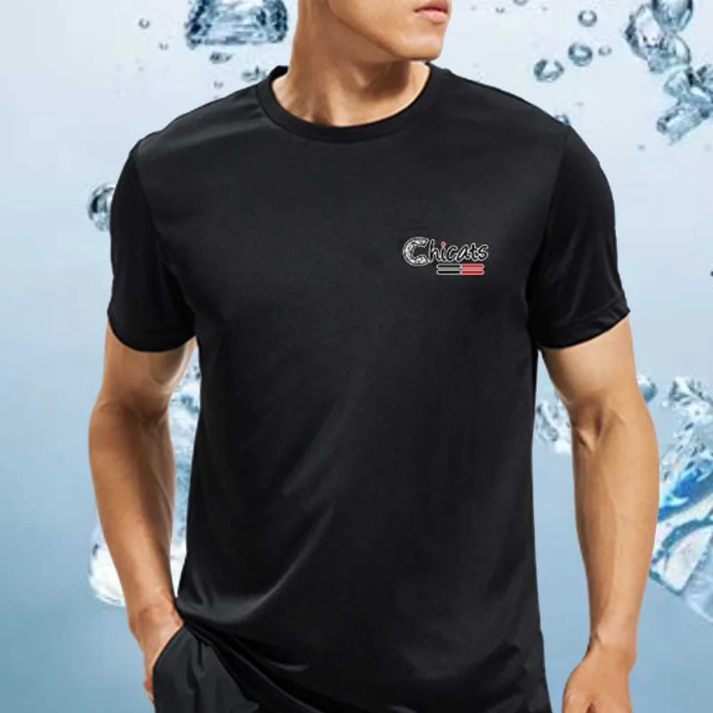 

Casual Breathable Ice Silk T Shirts Quick Dry Loose Short Sleeve Sportswear O-neck Thin Men's Sport T-shirt Basketball