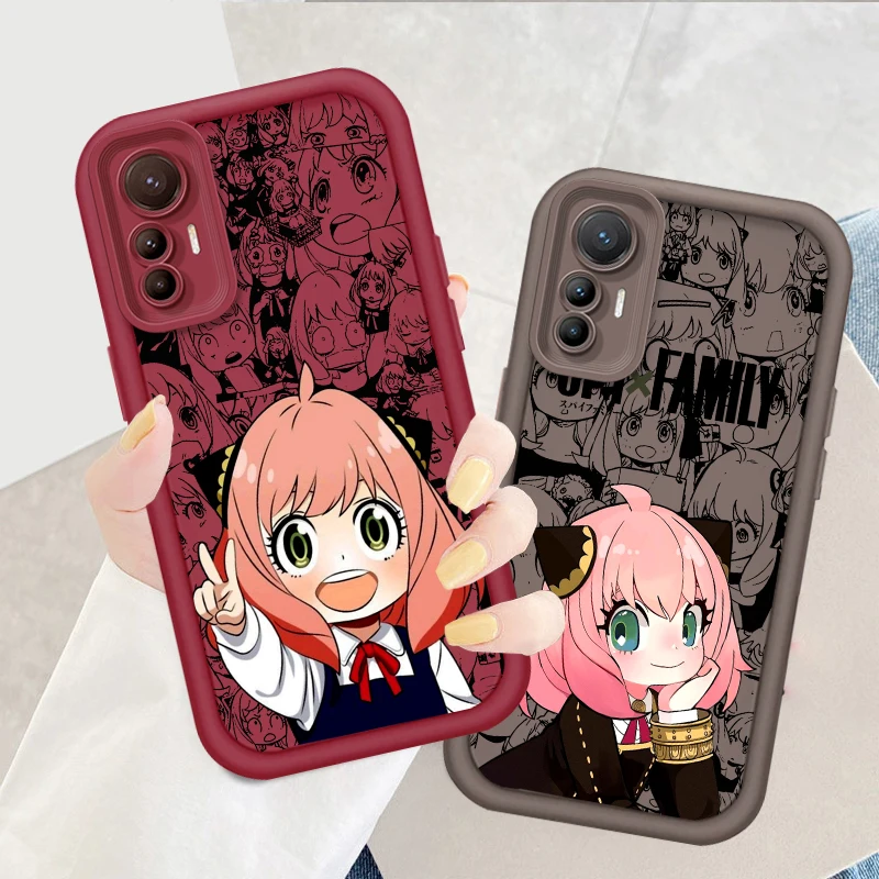 SPY X FAMILY Art Anime For Xiaomi Mi 15 14 14T 13T 13 12 12S 12T 11i 11X 9T Pro Lite 5G Eye Ladder Soft TPU Phone Case Back