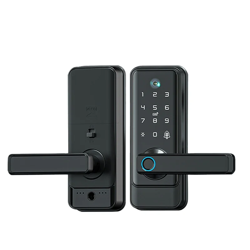 Door Lock Smart Fingerprint TTLock APP Cerradura Inteligente Handle Lock for Home Office Apartment