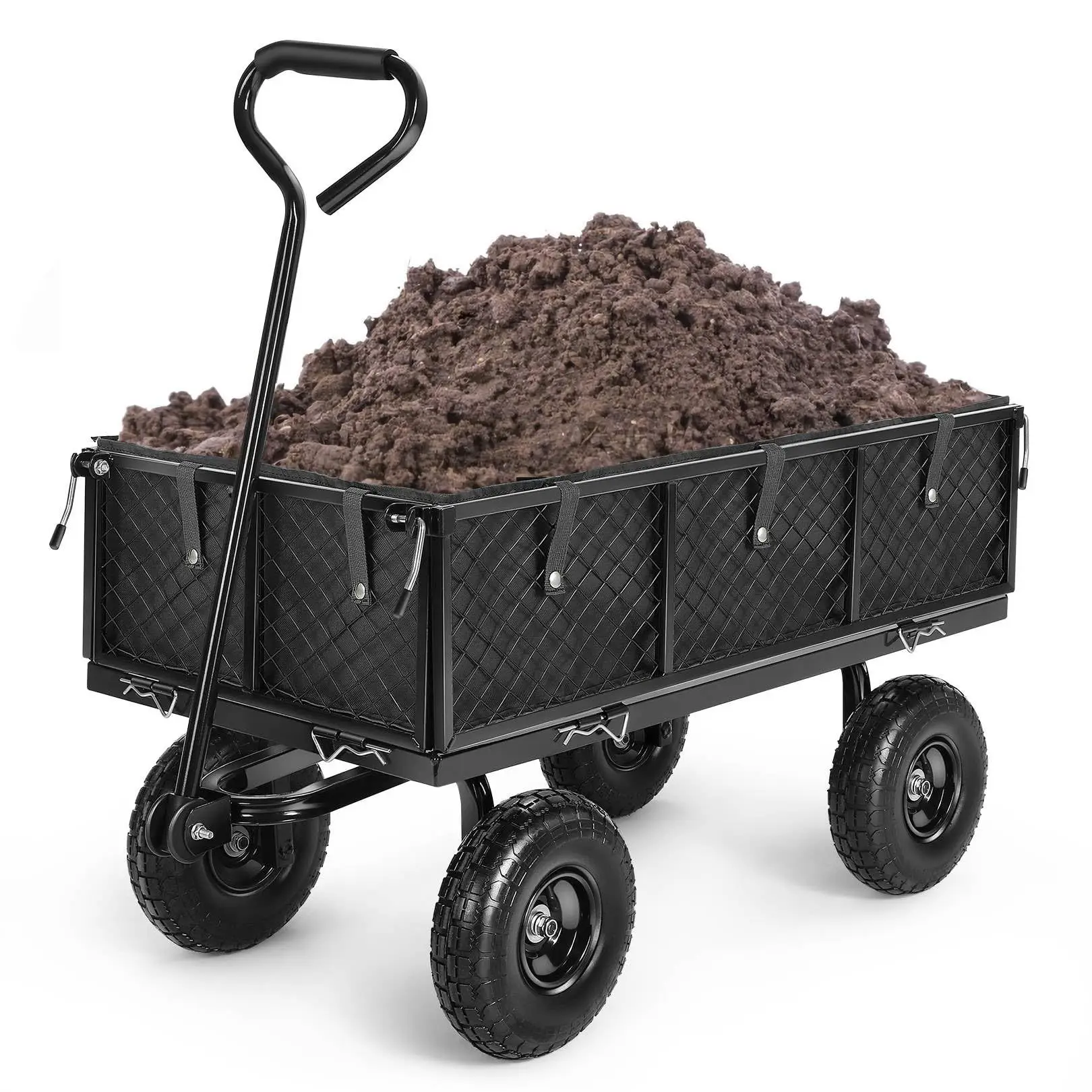 Heavy Duty Folding Garden with Fabric Cover -500/900/1200 Pound Capacity Garden Professional Multi-purpose Vehicle