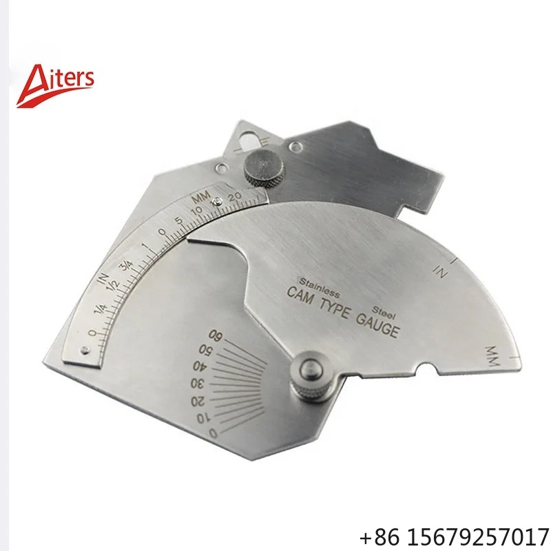MG-8 Groove Type Bridge Cam Gauge Stainless Steel Rulers Inspection Welding Gauge Cam Type Fillet WELD Welding Seam Gauge