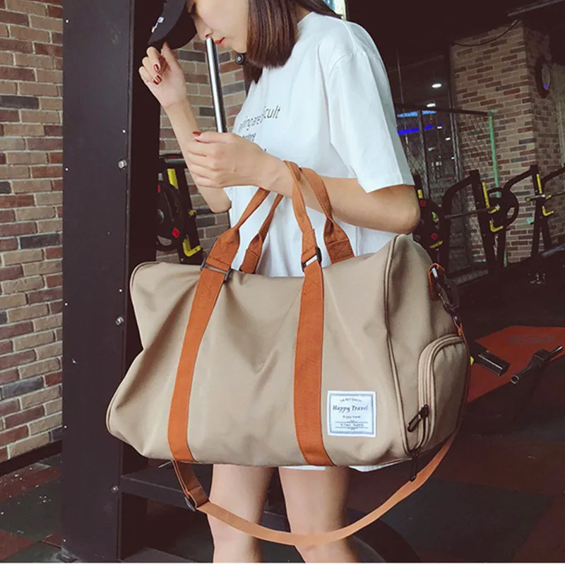 2023 Large Capacity Shoe Bag Shoulder Fitness  Women Luggage Sports  Unisex Travel  Men Messenger Handbags