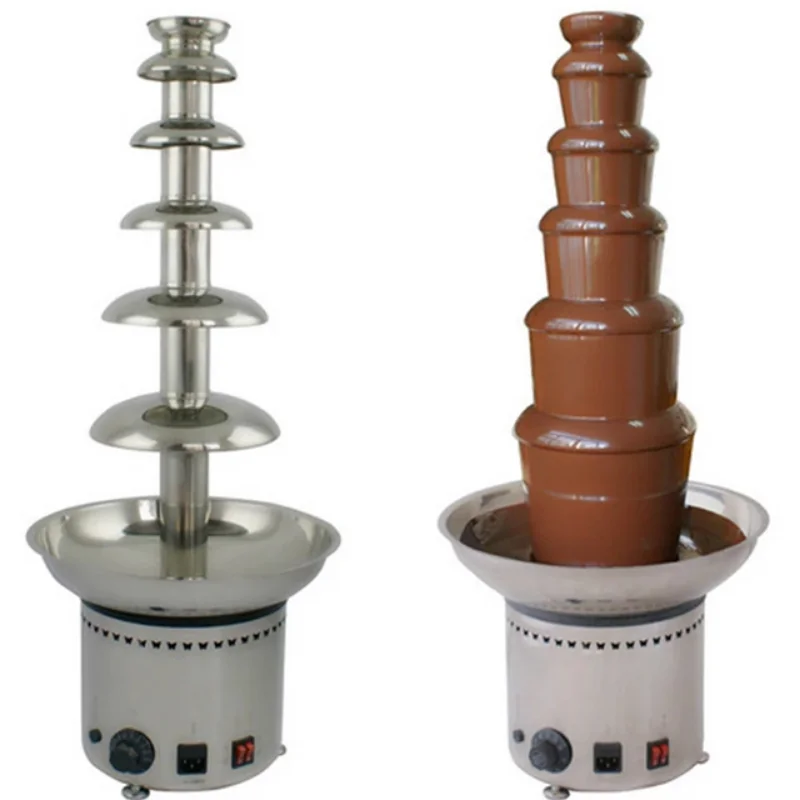 

LST commerical and home used 3-7 layers chocolate waterfall fountain machine chocolate fondue machine