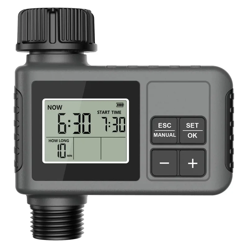 

Garden Irrigation Smart Digital Hose Timer - Automatic Watering Controller with Rain Delay and Manual Mode