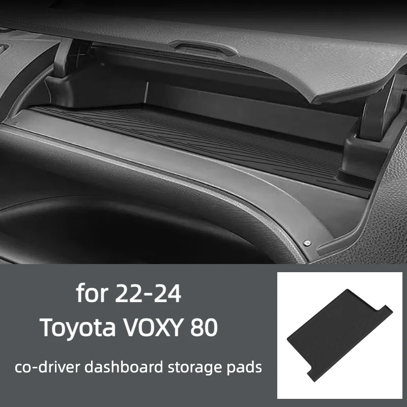 Suitable for 14-21 Toyota Voxy/Noa NOAH 80 co-driver dashboard storage pad on board storage box anti-slip pad