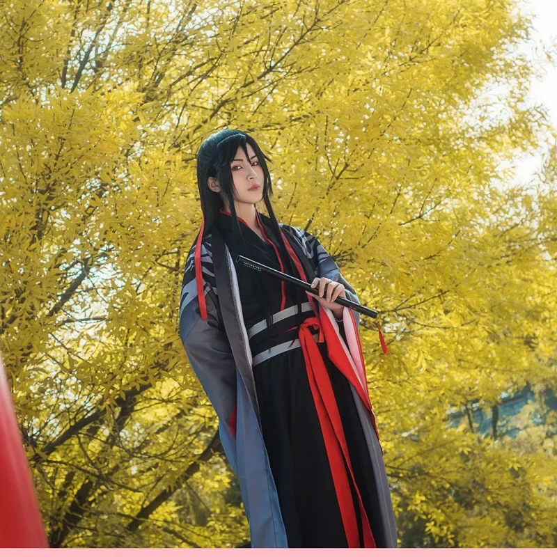 The Untamed-Disfraz de Hanfu Magic Road para hombre, ropa de bebé Wei Wuxian Patriarch, películas de Anime, conjunto de disfraces de Cosplay