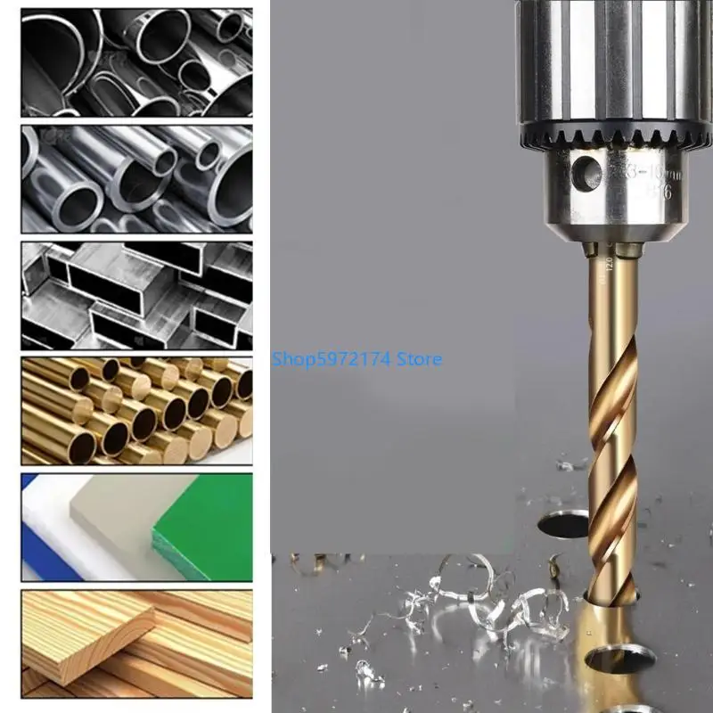 Y3NB gambo rotondo ridotto ridotto bit per trapano cobalto hss perforatura per perforatura per ferro in acciaio metallo in
