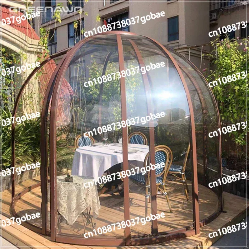 Dome House China Factory The Clear PC Sound Proof Tent Dome Tent Polycarbonate Dome House for Restaurant Hotel Supplies