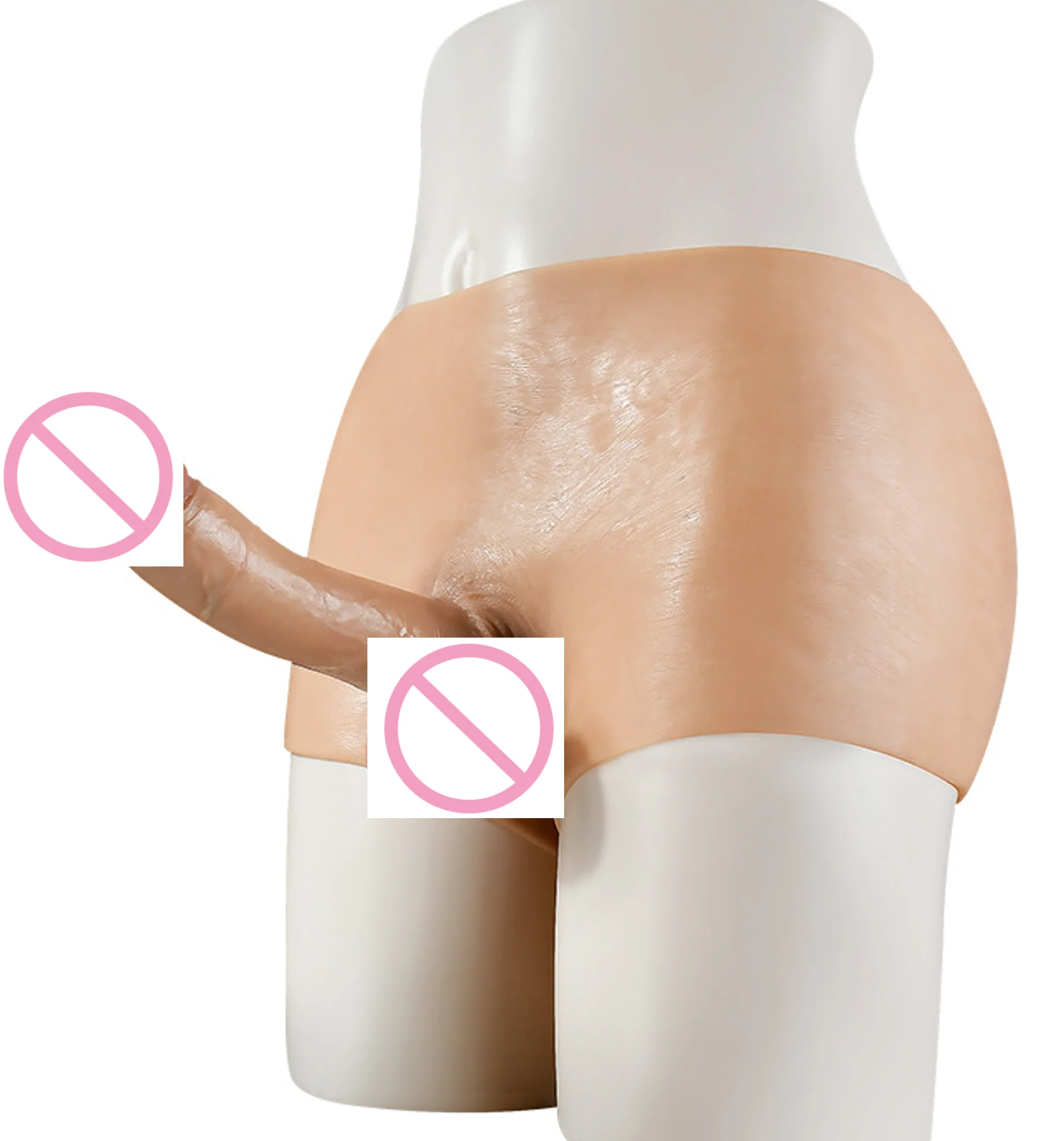Realistic Hollow Feeling Silicone Skin Dildo Pants soft Penis Sleeve for Couples Strapon Sex toys dick men gay18 Panties Lesbian