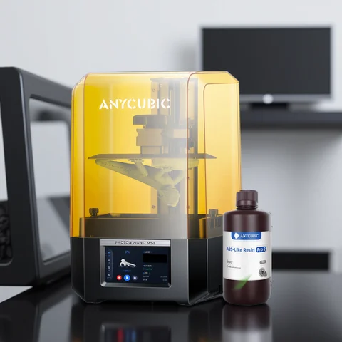 ANYCUBIC ABS Pro 2 Resin 405nm Photosensitive Polyresin High Precision with Minimal Shrinkage for LCD 3D Printer