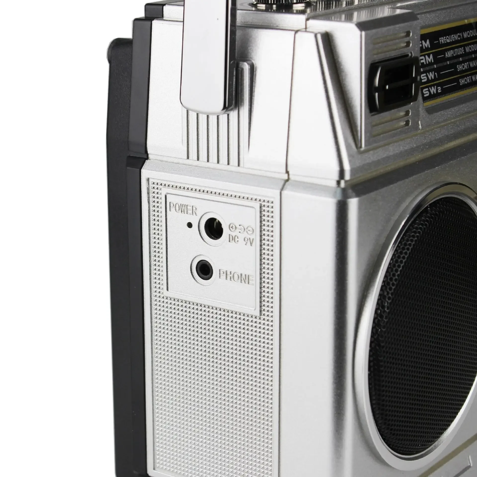 ريترو كاسيت Boombox AM/FM/SW1-2 أجهزة الراديو مع بلوتوث/USB/TF وظيفة اللعب صندوق بوم خمر مع تسجيل الشريط AC DC الطاقة