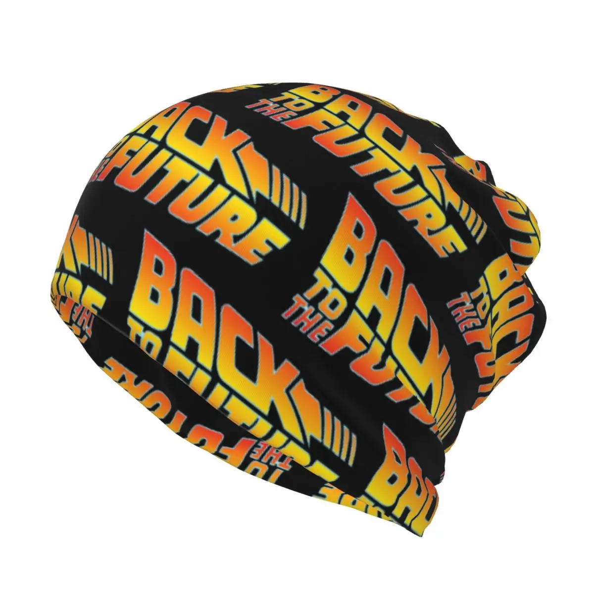Back To The Future Movie Logo Bandana Neck Cover Wrap Scarf Warm Cycling Scarf Beanies Hat Unisex Adult Windproof