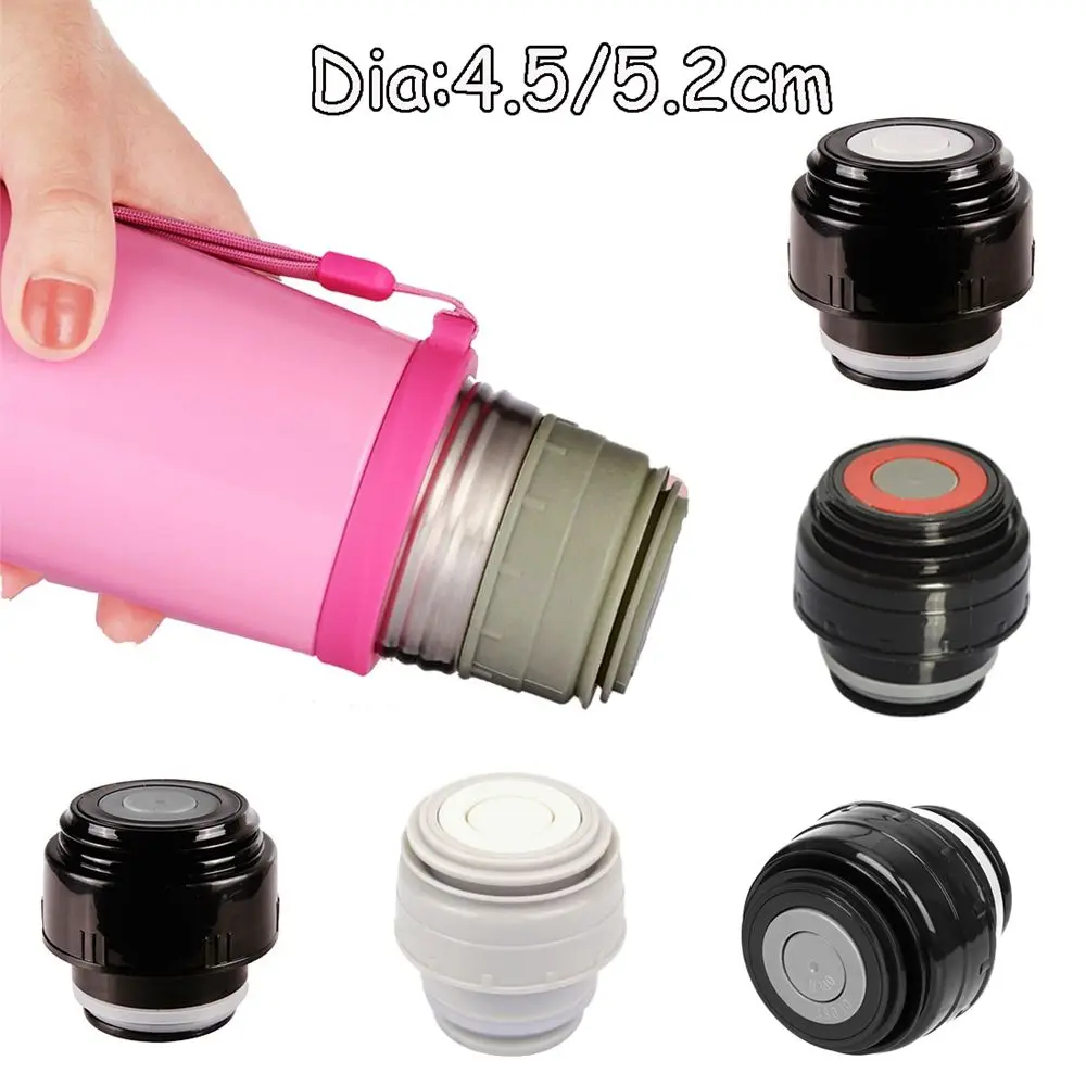 4.5/5.2cm Thermos Cover Mug Outlet Bullet Flask Cover Vacuum Flask Lid Stainless Thermoses Accessories Outdoor Travel Cup