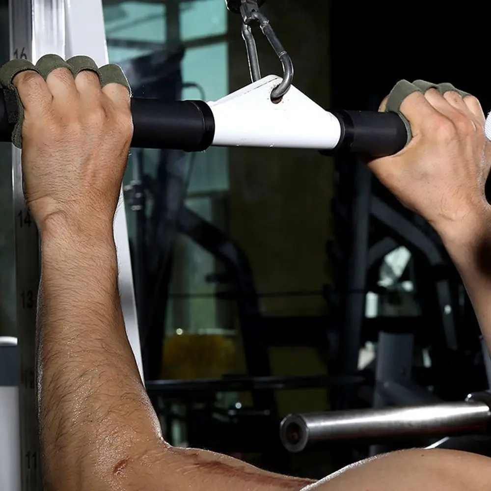 1 Stück/ 1 Paar Schutz-Trainingshandschuhe Halbfinger-Handgriffe Fitness-Handschuhe Gewichtheber-Handschuhe Handflächenpolster Sportzubehör