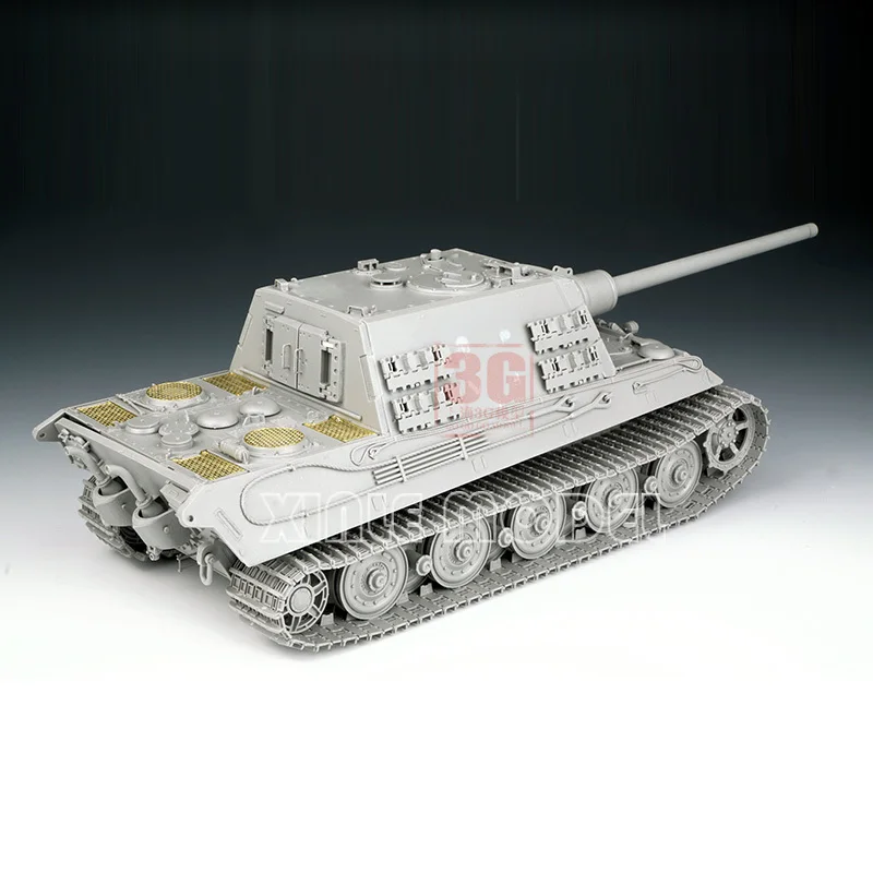 Kit de modelo de tanque montado de plástico TAKOM 8001 Destruidor de tanque de tigre alemão, início/final 2 em 1 1/35