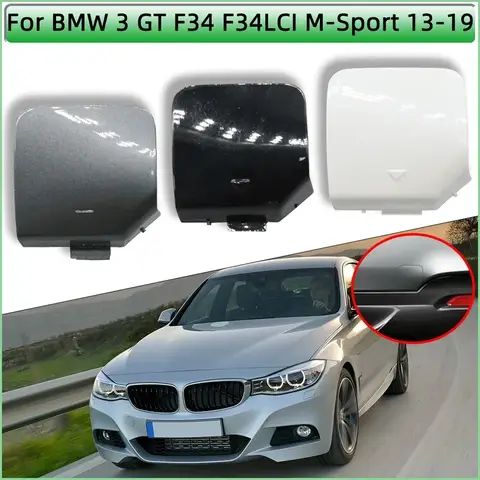 후방 범퍼 견인 후크 캡 커버, 컬러 51128061551 포함, Bmw 3 F34 그란 투리스모 2013 2014 2015 2016 2017 2018 2019