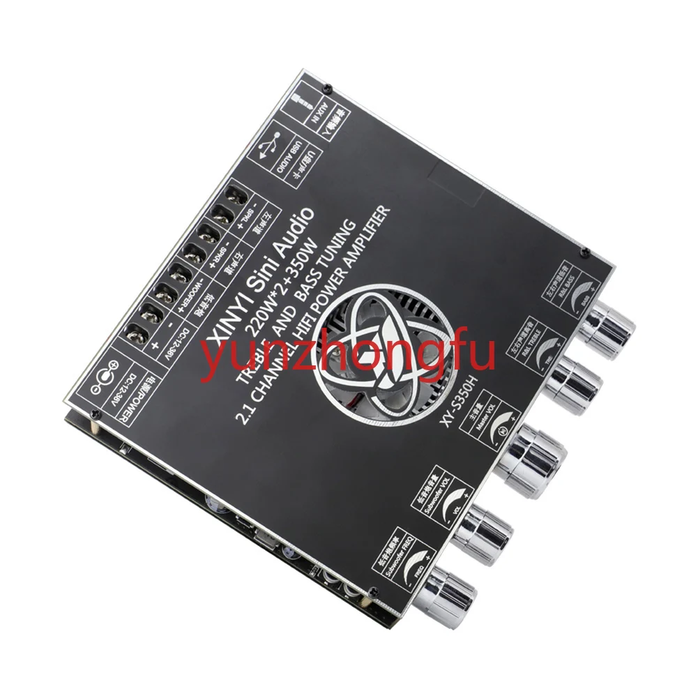 

2.1-Channel TPA3251 Blu-tooth Digital Amplifier Module High And Low Tone Subwoofer,220Wx2+350W Amplifier Board XY-S350H