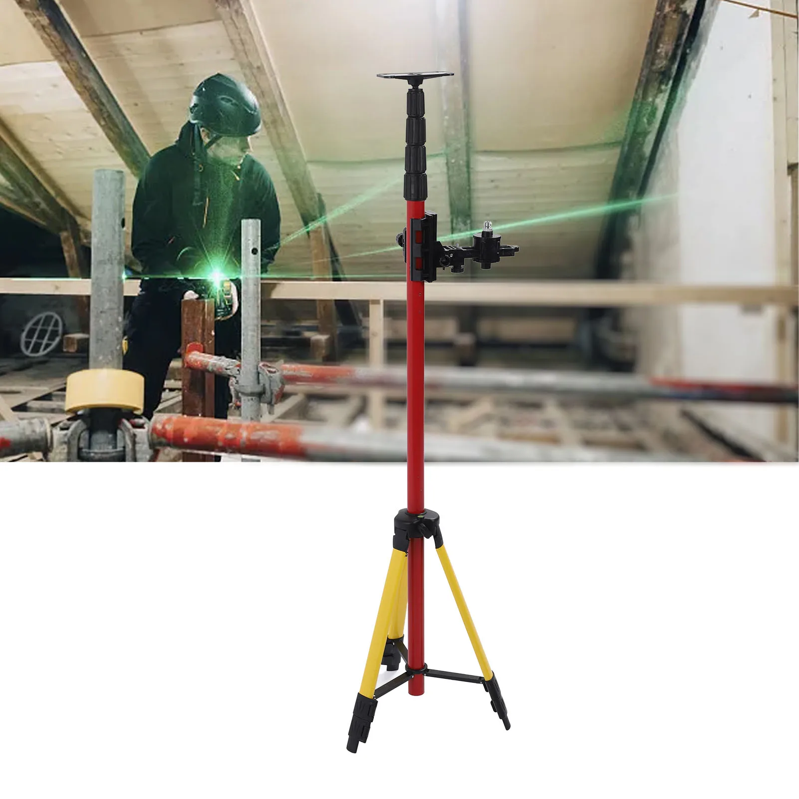 Level Support Pole 114 To 388mm Easy To Install Stainless Steel Fine Workmanship Telescoping Level Support Pole for Decoration