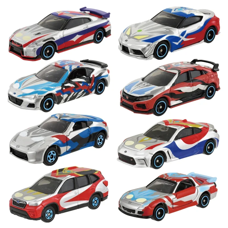 TAKARA TOMYC-Ultraman e a famosa liga Die Cast modelo de carro de simulação, brinquedos para meninos, presente de férias infantil