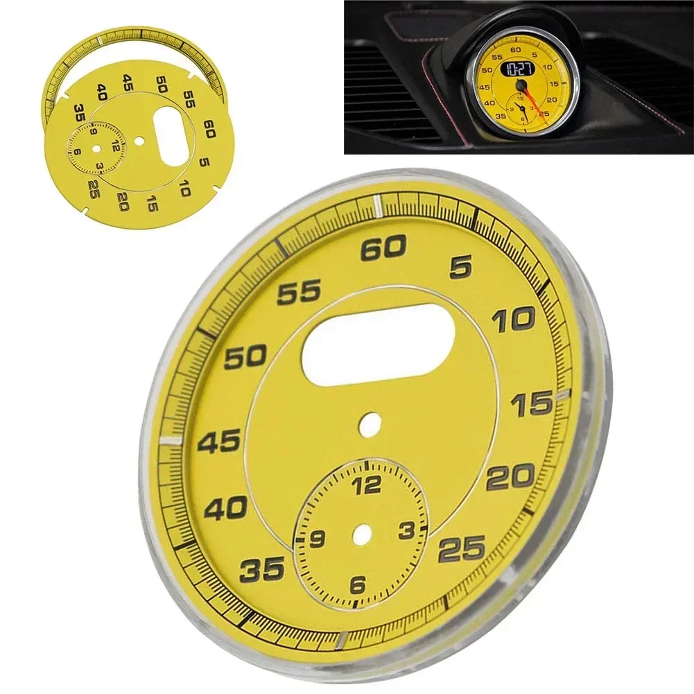 Car Boost Gauge Clocks Turbine Boost Pressure Dial Clock Gauge Chrono For Porsche-911 Car Dial Chronograph Watch Parts