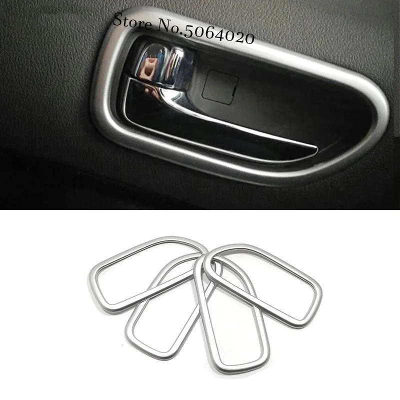 

For Nissan X-TRAIL X Trail T31 2008 2009 2007 2010 2011 2012 2013 ABS Interior door handle cover decoration Car Accessories 4pcs