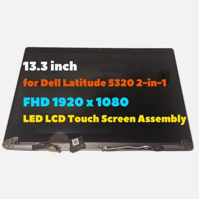 

A++13.3" for Dell Latitude 5320 2-In-1 M5MV5 LCD Touch Screen Assembly 1920x1080