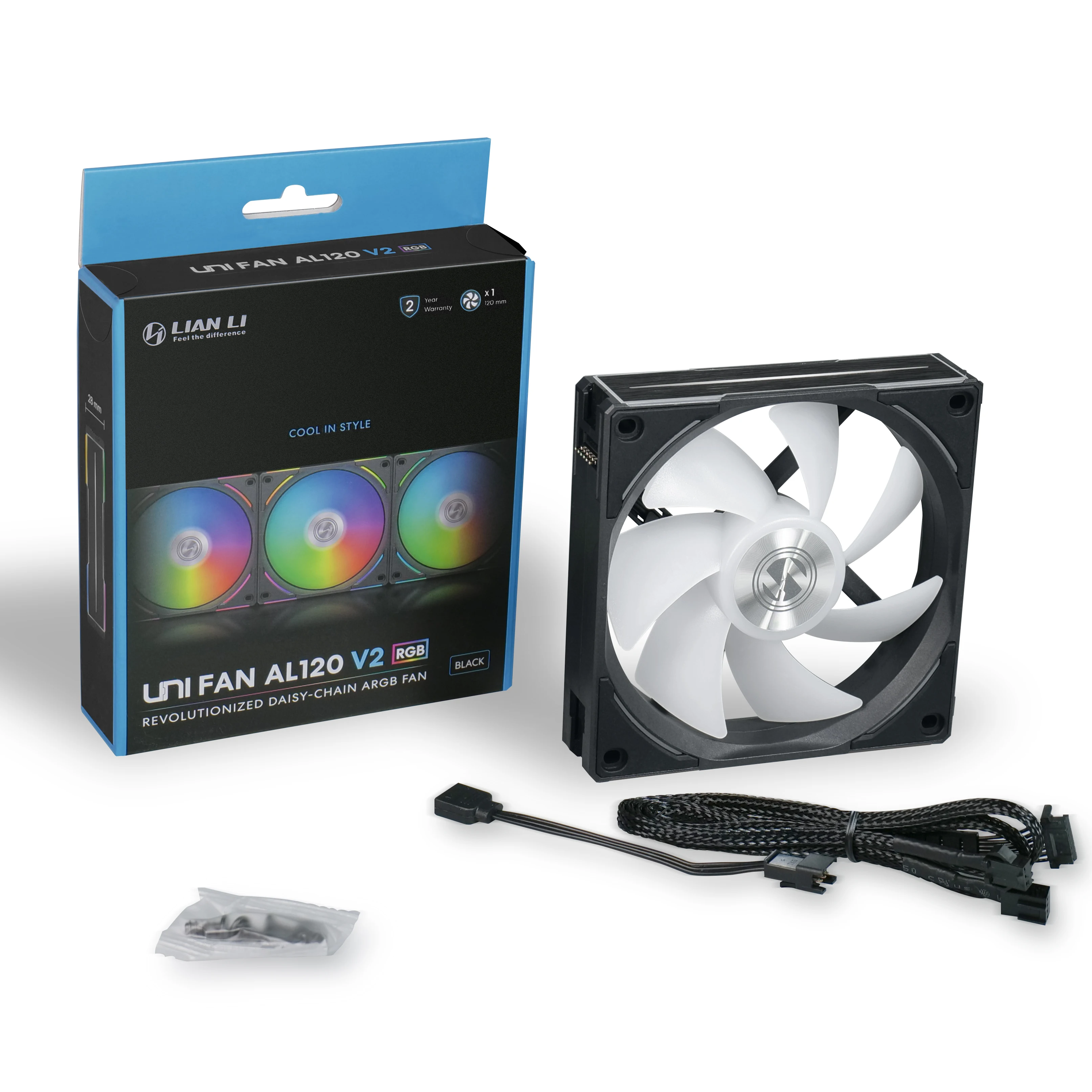 Lian-Li UNI FAN AL120 V2 Single Pack Black