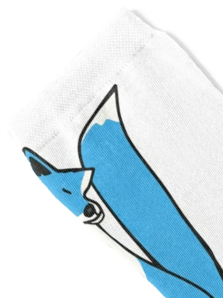 جوارب Leicester City Blue Fox Socks أحذية أنيمي للأطفال هيب هوب للنساء والرجال #2