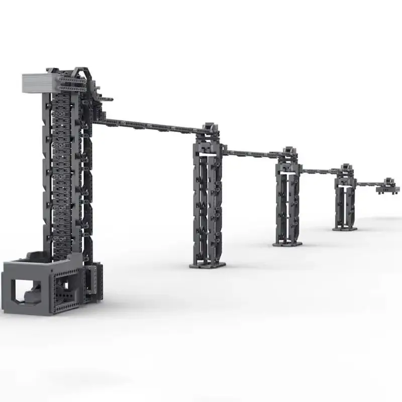 MOC Building Blocks Gravity Tensioned Ritorno FAI DA TE Assemblare Collezione di Mattoni Display Educativi Creativi Giocattoli Di Natale Regali 2034PCS