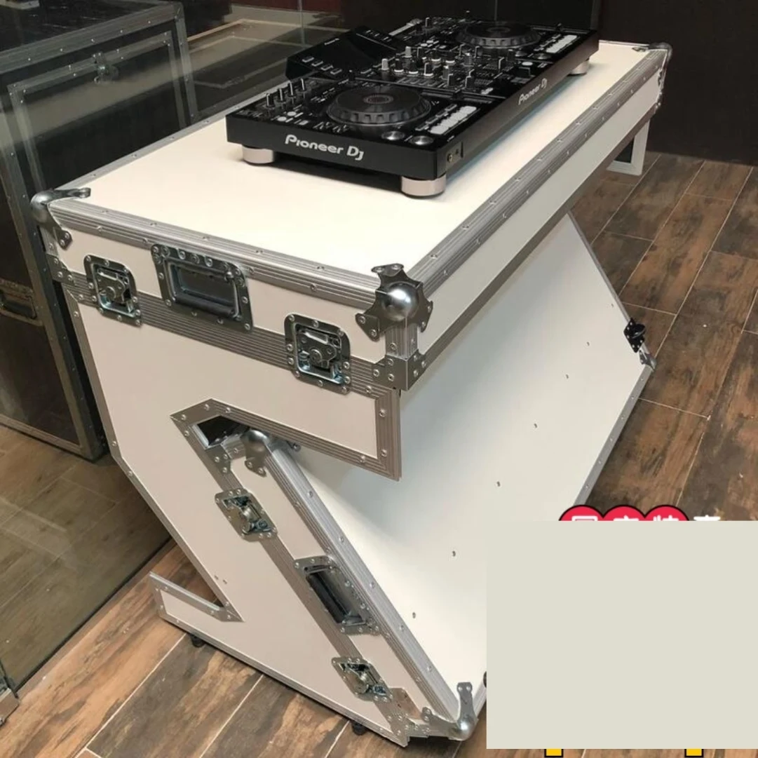 

Aluminum Colourful Pioneer Mixer DJ Coffin Table Flight Case with wheels