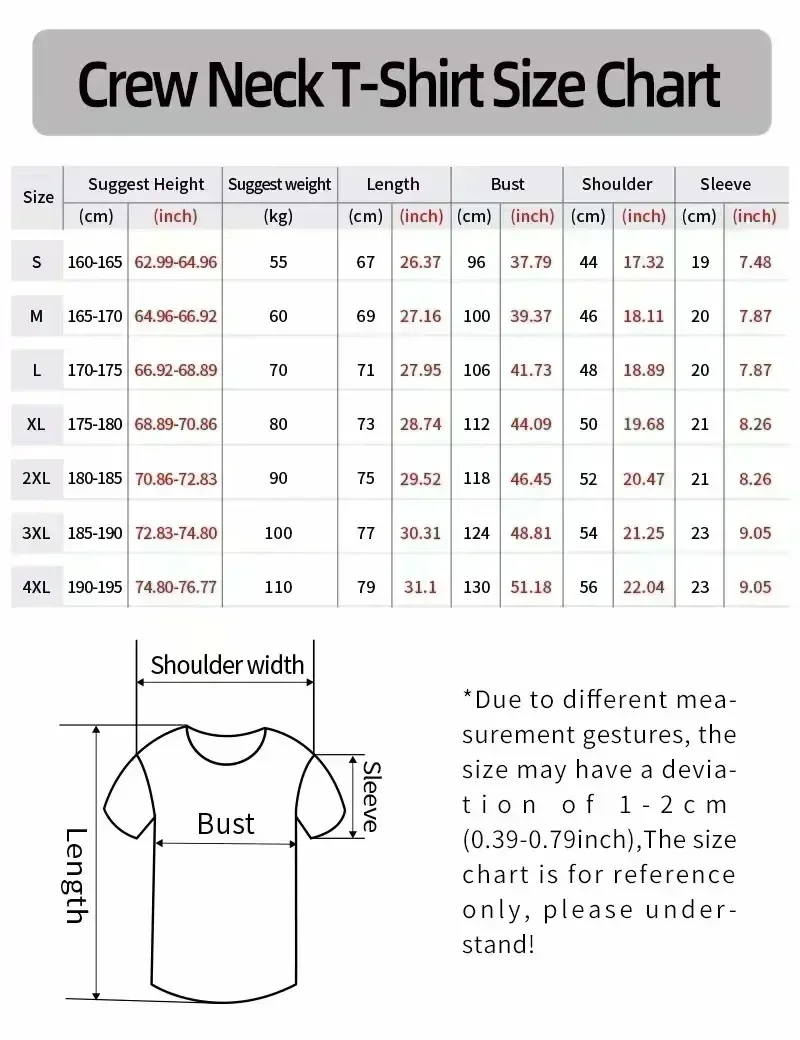 Streetwear Kawaii Oversized Pattern Y2K New Retro Pure Cotton Print Plus Size Round Neck Loose T-shirt Men\'s Couple Clothing tee