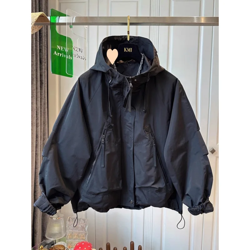 

Байкерские куртки, женская куртка из не кожи, осенняя сетчатая сетка в горошек, художественная гибкая уникальная персонализированная винтажная куртка на Хэллоуин