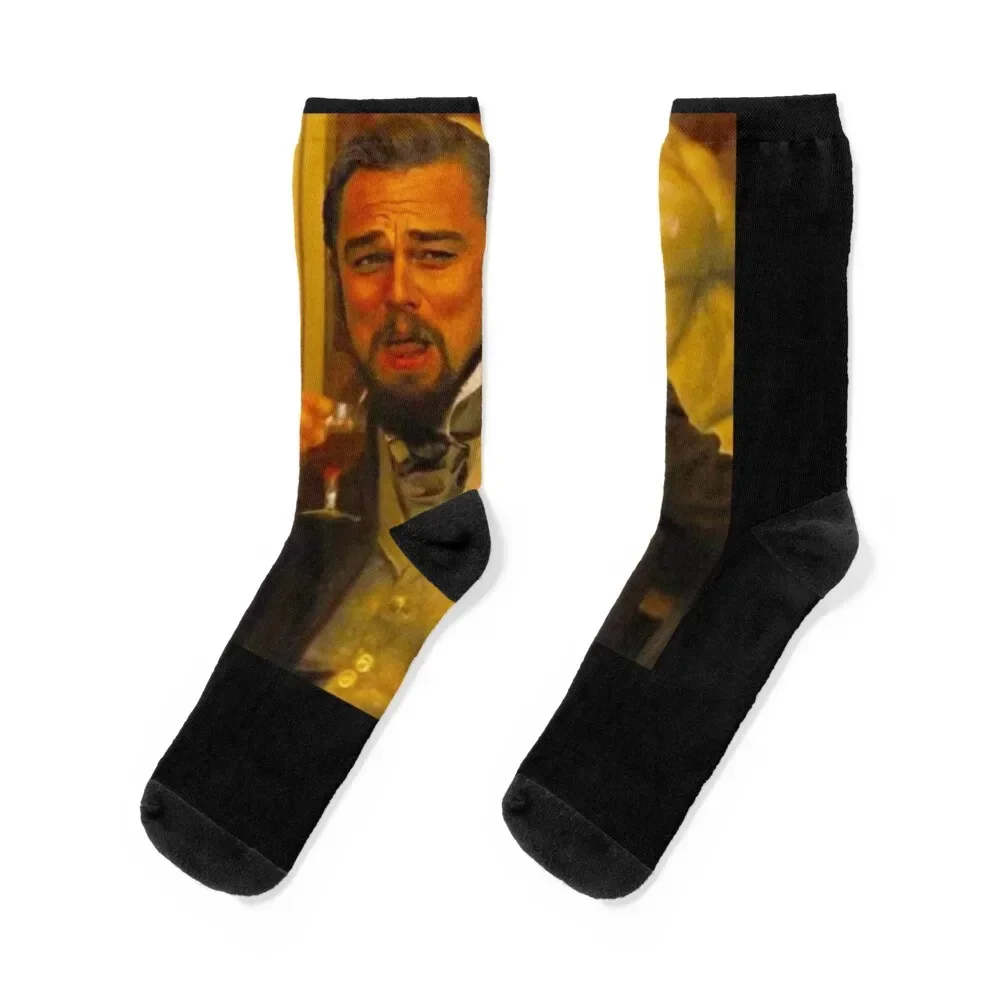 

Leonardo DiCaprio Django Unchained Funny Meme Socks ankle Non-slip Men Socks Luxury Brand Women's