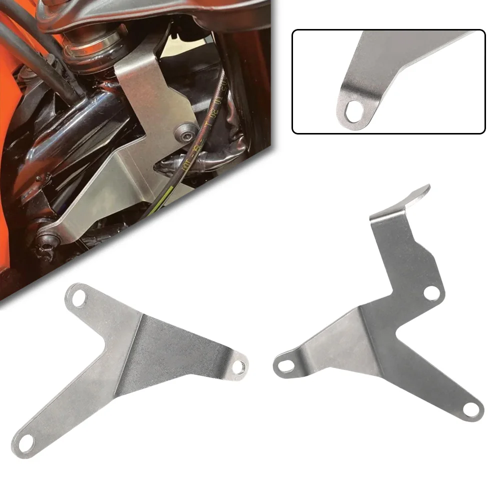 

390ADVENTURE Motorcycle Accessories Headlight Brace Set Reinforcement Brackets Neck Brace For 390 ADVENTURE 390 ADV 2019-2021