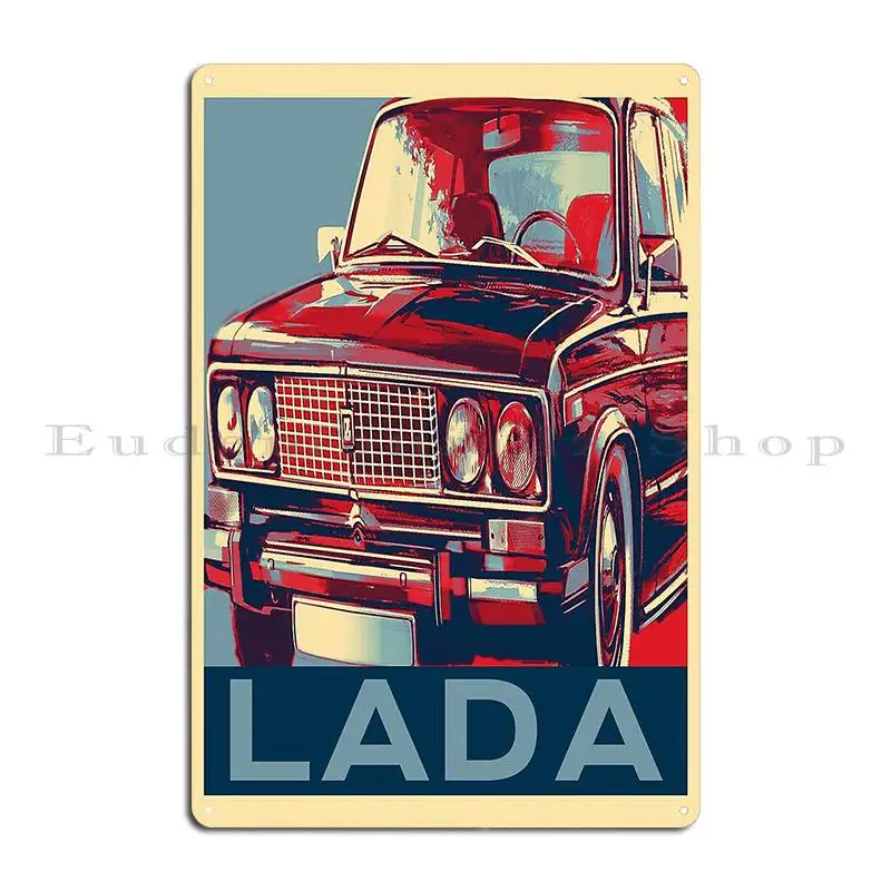 Vaz 2101 Lada 1200 Metal Plaque Poster Club Wall Decor Design Club Bar Custom Tin Sign Poster