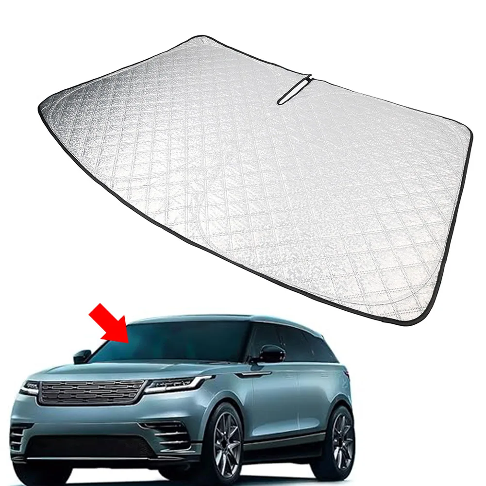 Car Window Sunshade Cover Sun Shade Foldable Front Windshield Visor Protector For Land Rover Range Rover Velar 2017-2024