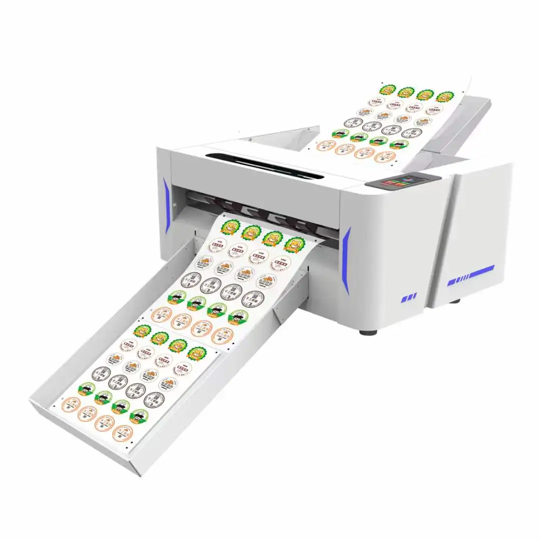 CCD Digital Die Cutting Machine Auto Paper Feed Dual Head for Label and Box Making