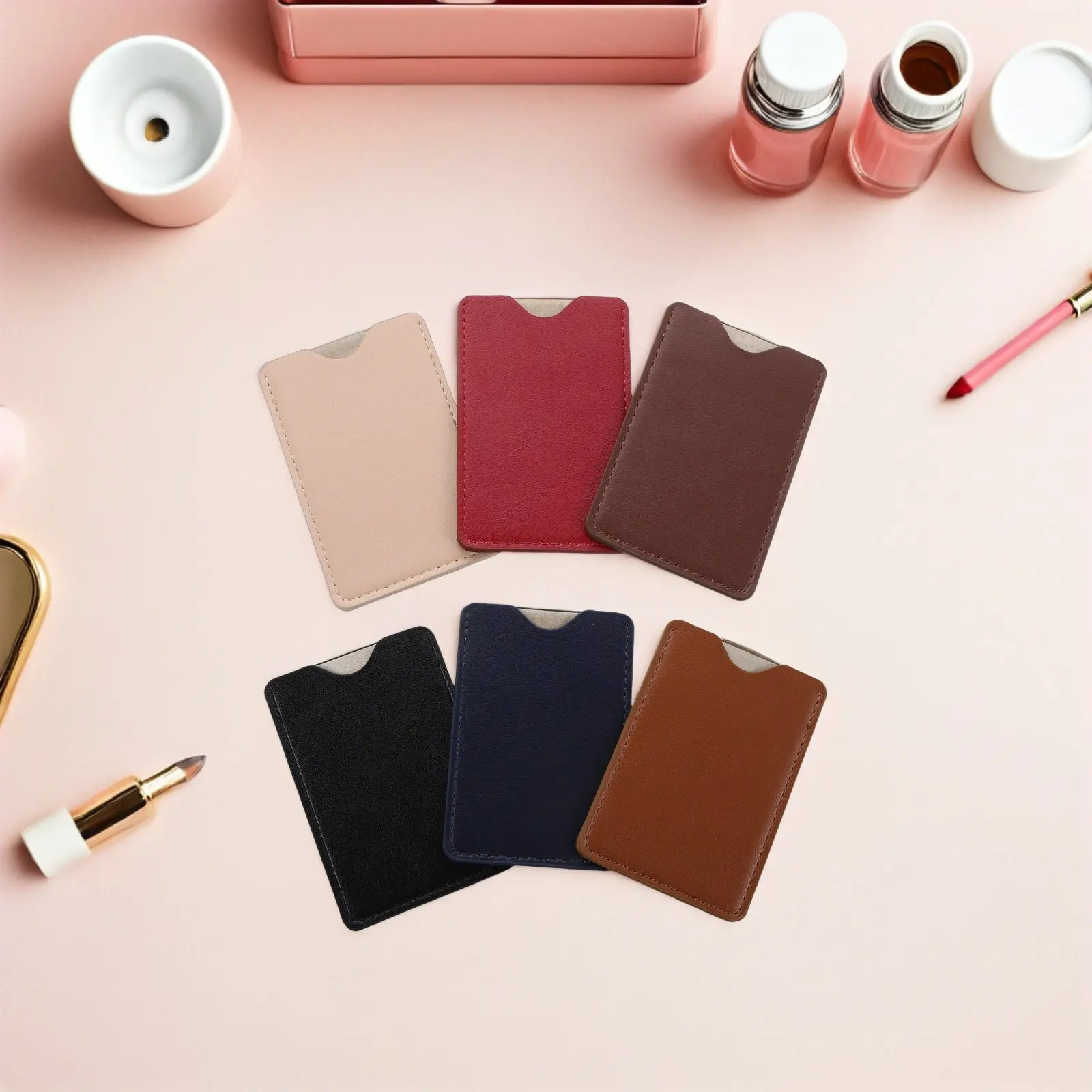 

6Pcs Anti Theft Card Holders Rfid Blocking Credit Protector Sleek Slim Wallet Sleeve for Men Bank Card Case Travel Protection
