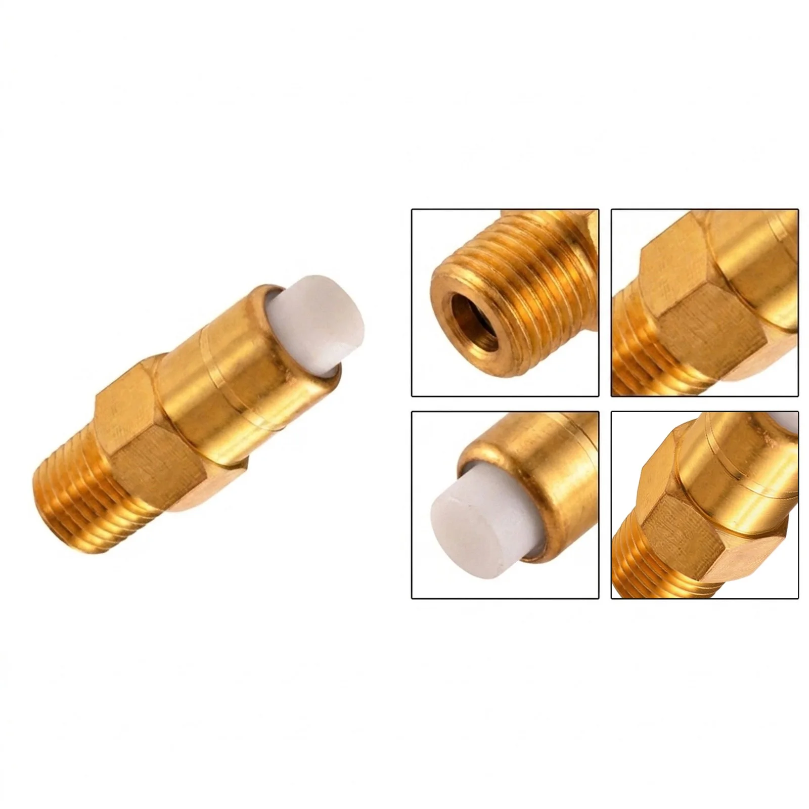 Head Automatic Temperature Control Valve Car Washing Machine ValveFilters 1pcs 200 PSI 2022 Brass Yellow Head Automatic
