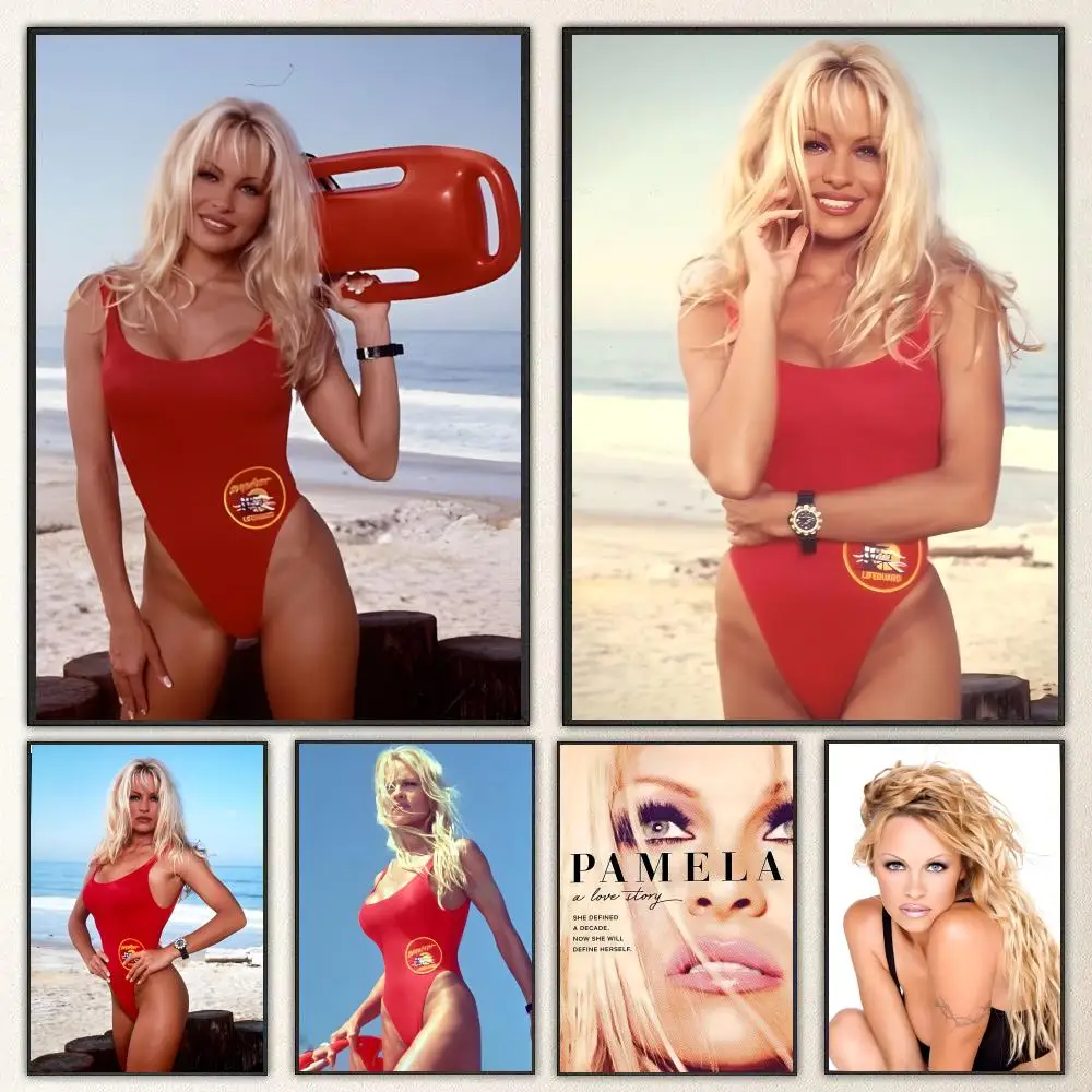 Actor P-Pamela Anderson Poster High-definition  poster stickers, suitable for bedroom, living room, home decoration