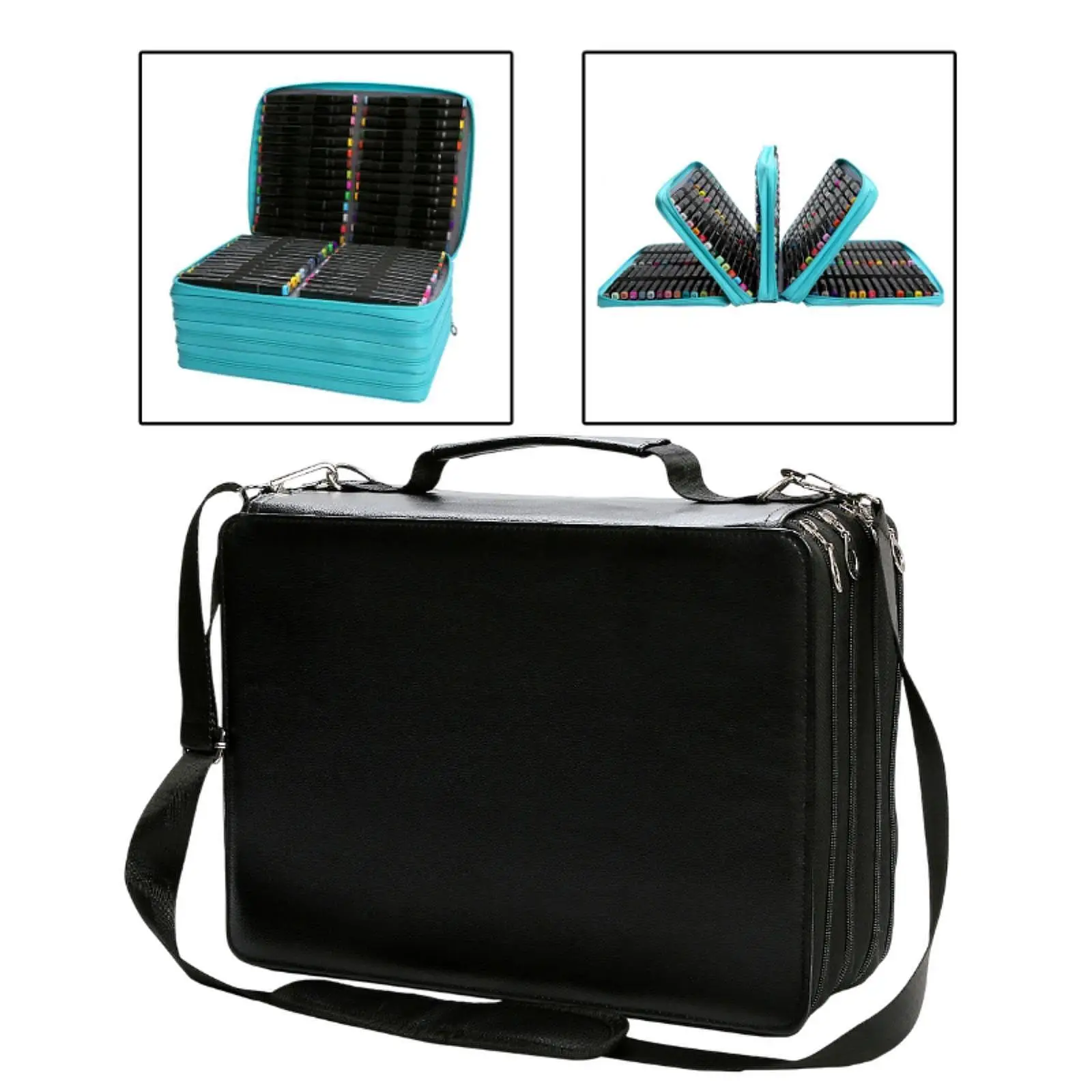 Versatile Marker Pens Carry Case Large Capacity Sketched Storage Bag Painting And Craft Projects Marker Case Crafters