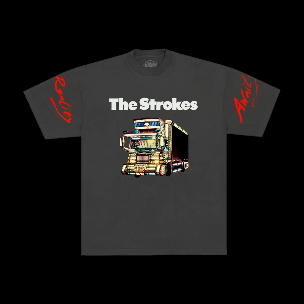 The Strokes Reality Awaits 2026 North America Tour Double Sided Graphic T-shirt Indie Rock Concert Merch Unisex Casual Short