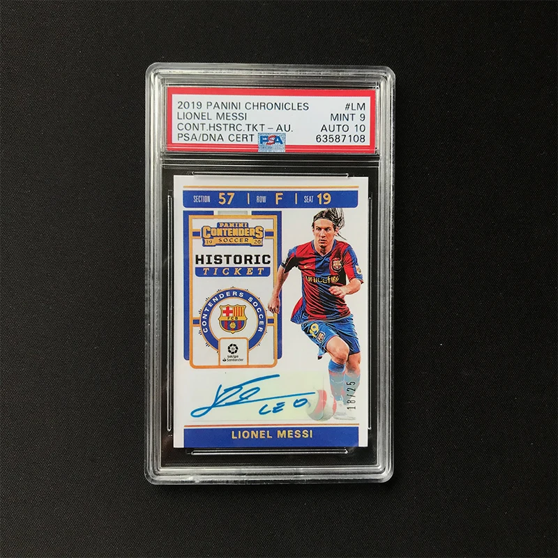 2019 Panini Chronicles Contenders Historic Ticket DIY Réplica Original Cartão Artesanal