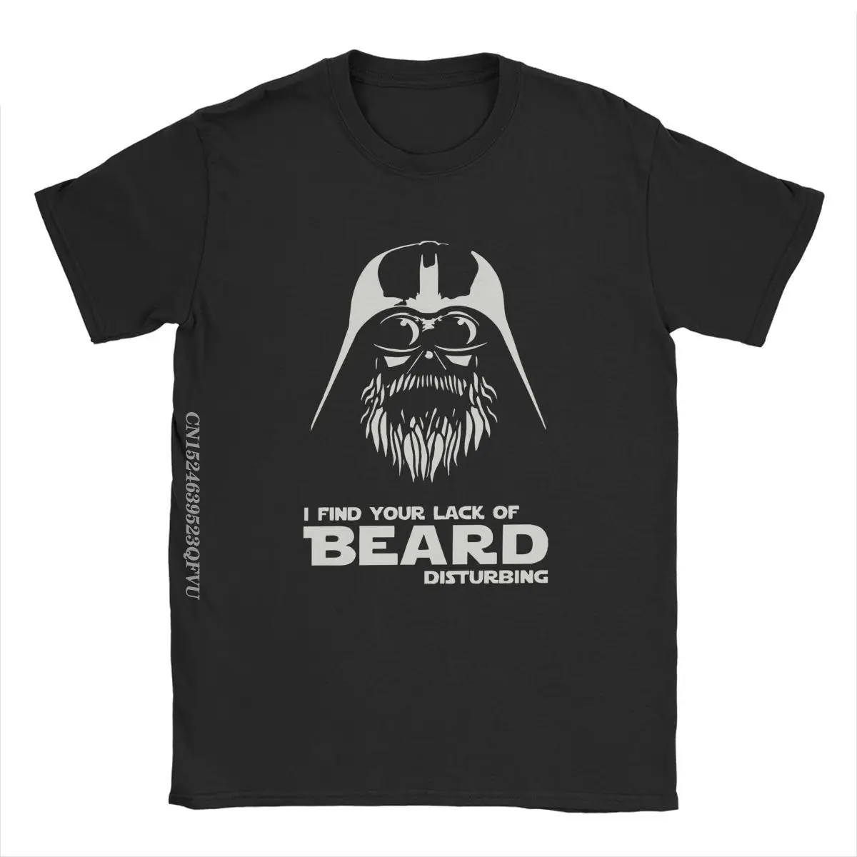 Funny Beard I Find Your Lack Of Beard Disturbing Tee Shirt Men Crew Neck Pure Cotton Tshirt Beard Lovers Tee Shirt Classic Tops